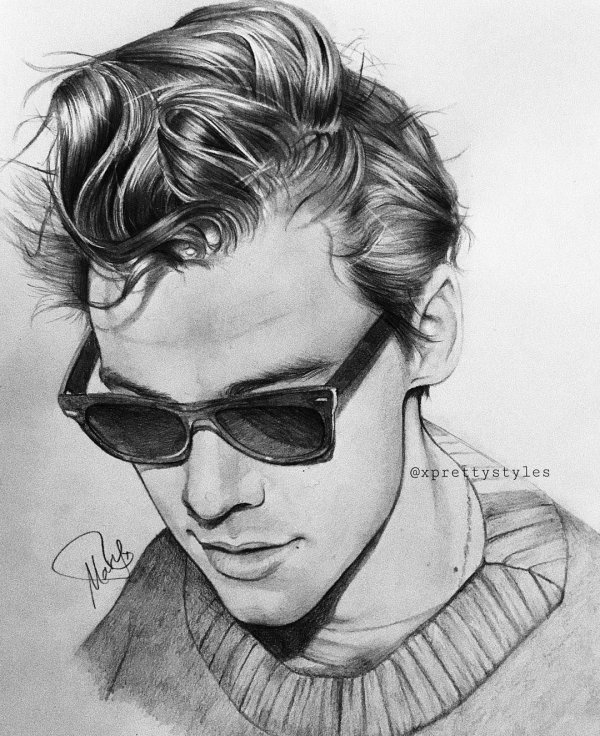 Мужчины нарисованные