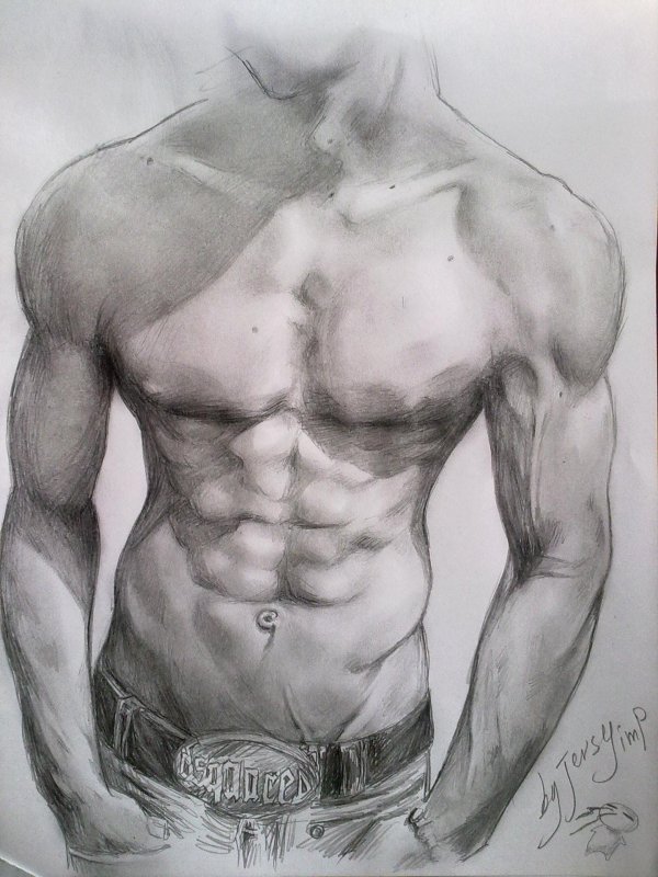 Мужчины нарисованные