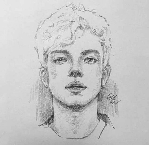 Мужчины нарисованные