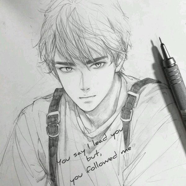 Мужчины нарисованные