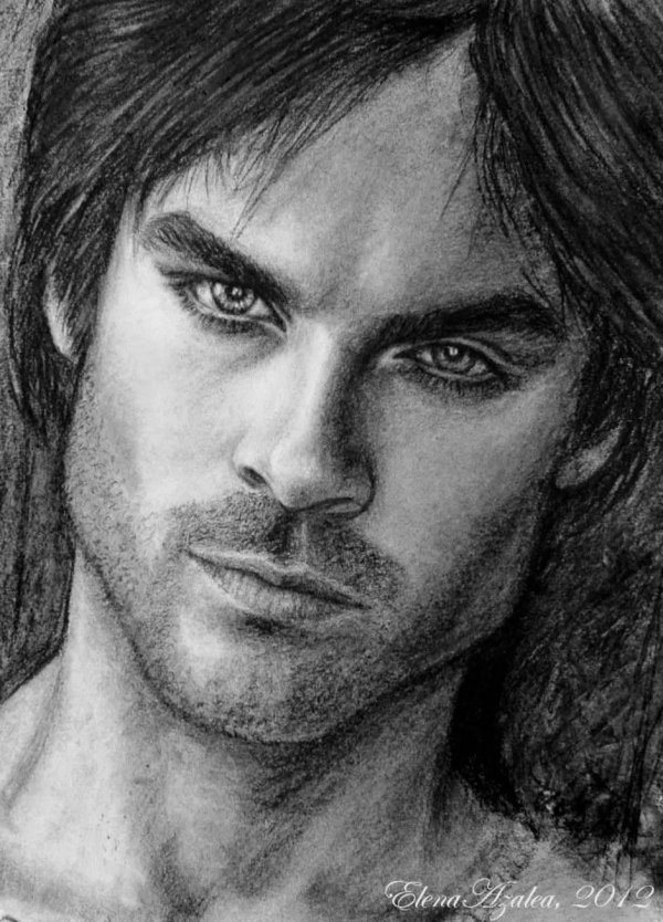 Мужчины нарисованные