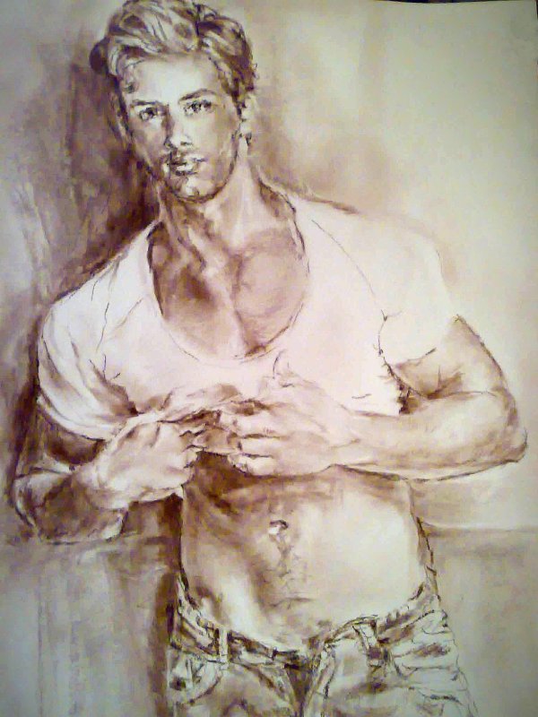 Мужчины нарисованные