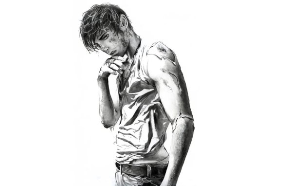 Мужчины нарисованные