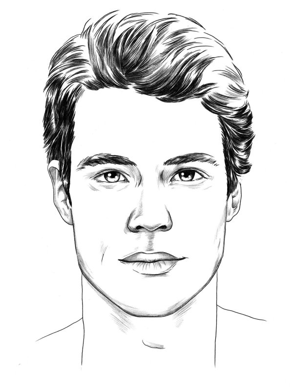 Мужчины нарисованные