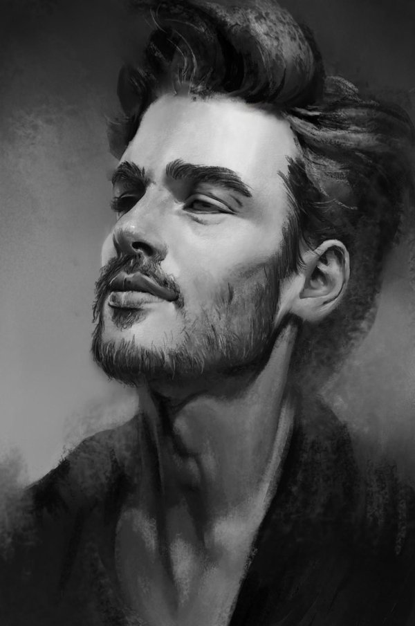 Мужчины нарисованные