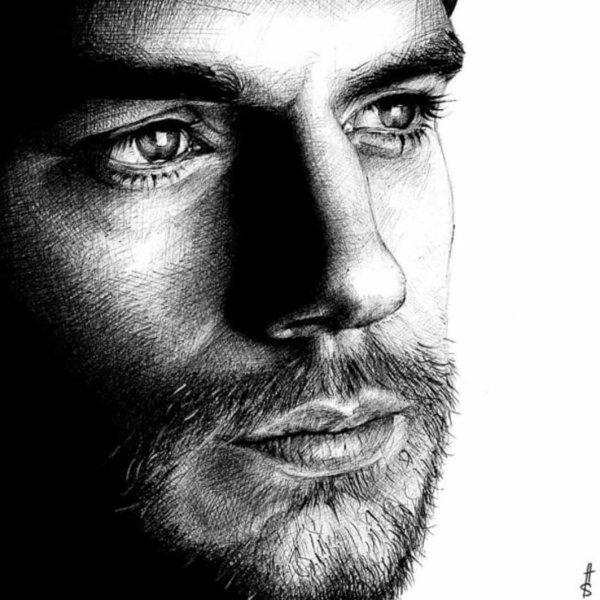 Мужчины нарисованные