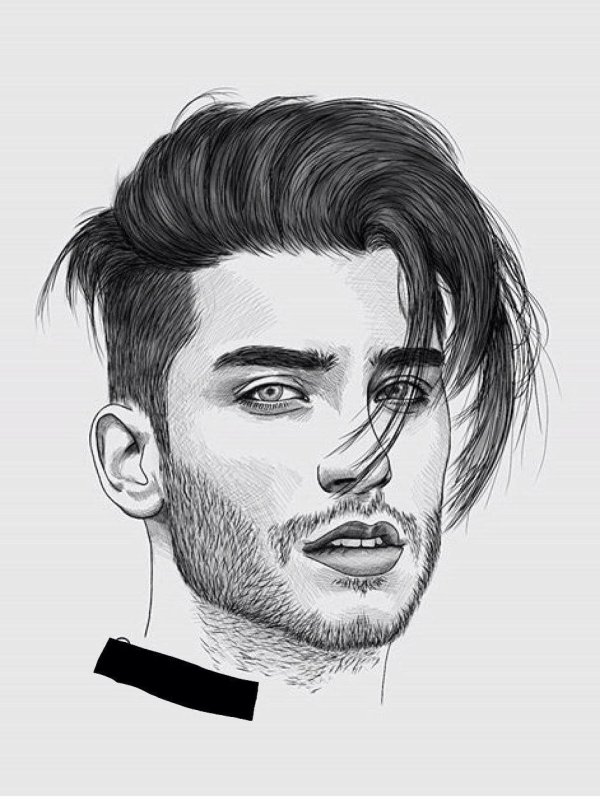 Мужчины нарисованные