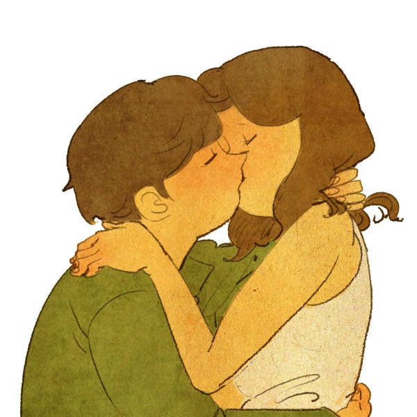 Поцелуйчики и обнимашки для мужчины