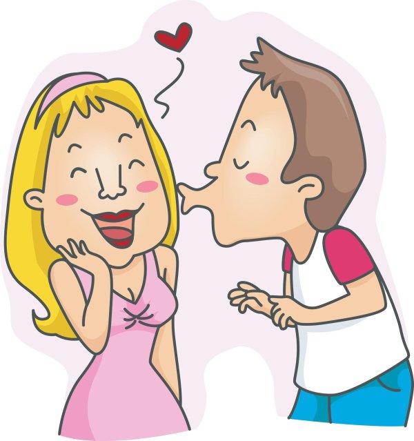 Поцелуйчики и обнимашки для мужчины