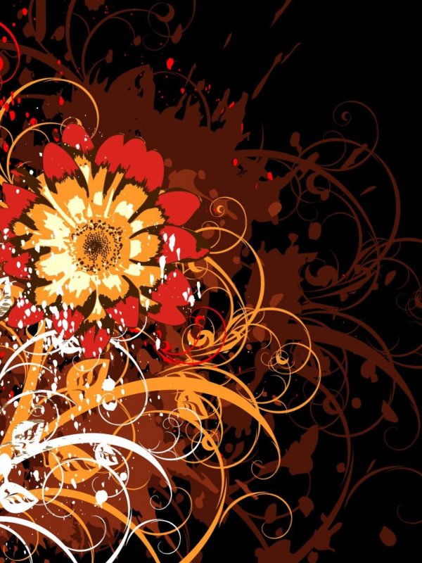 цветочная абстракция