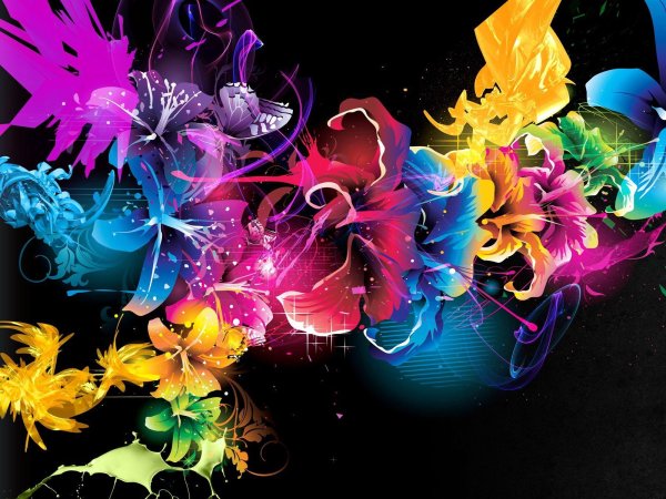 цветок яркий