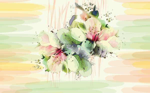 акварельные фоны