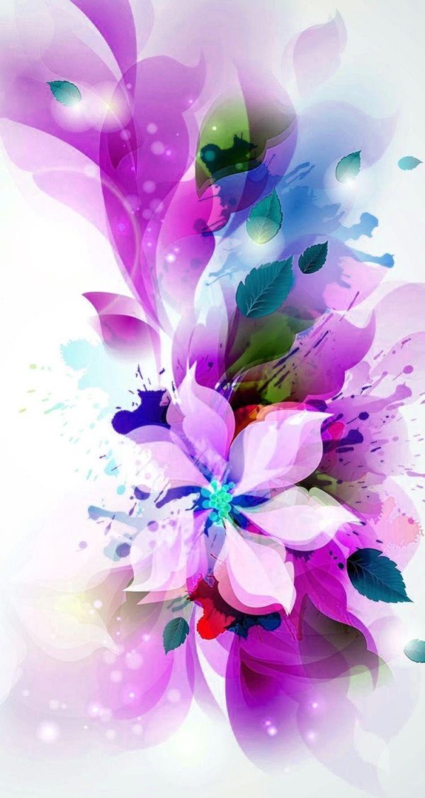 цветочные фоны