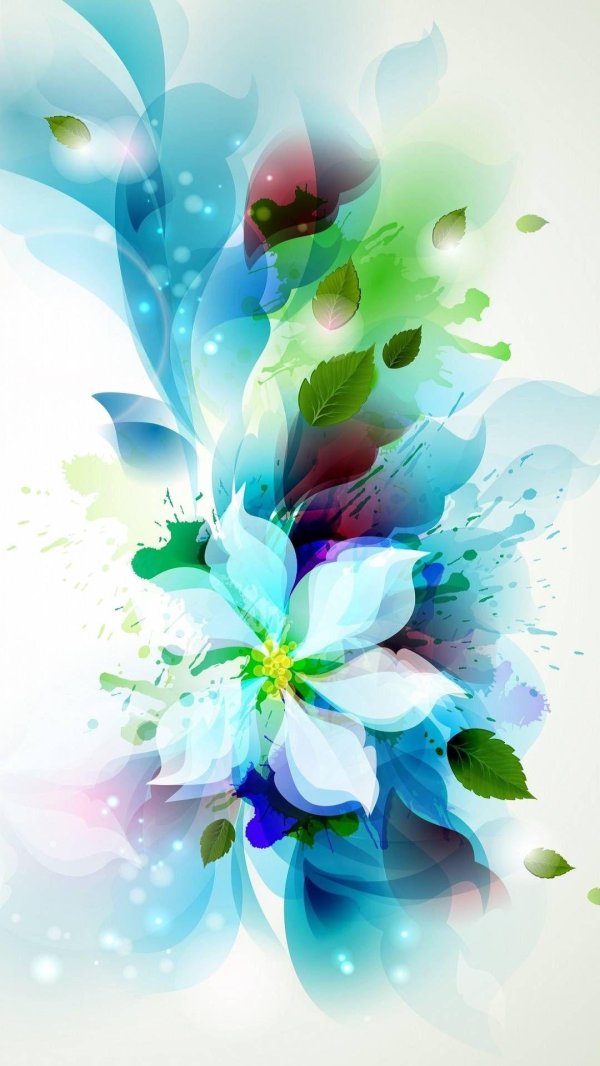 цветочные фоны