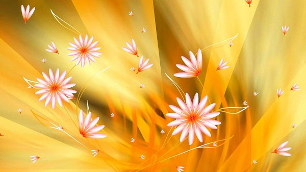 фон цветами