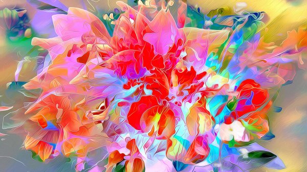 абстракция яркая