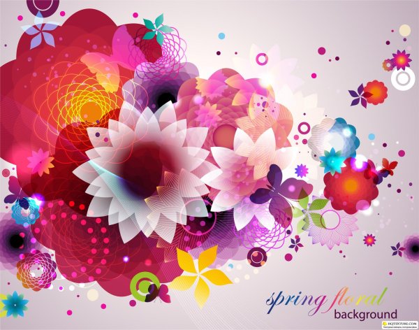 цветочные фоны