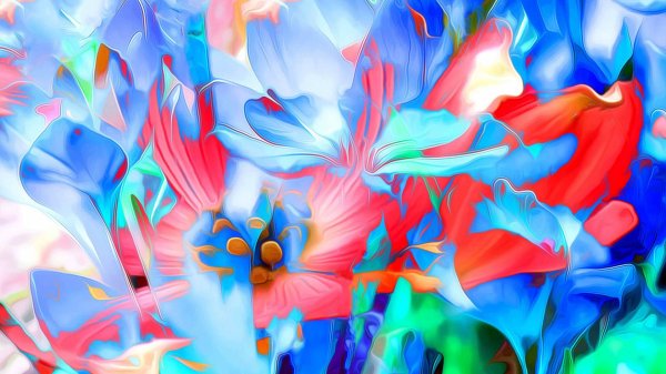 разноцветная абстракция