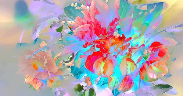 абстракция цветная