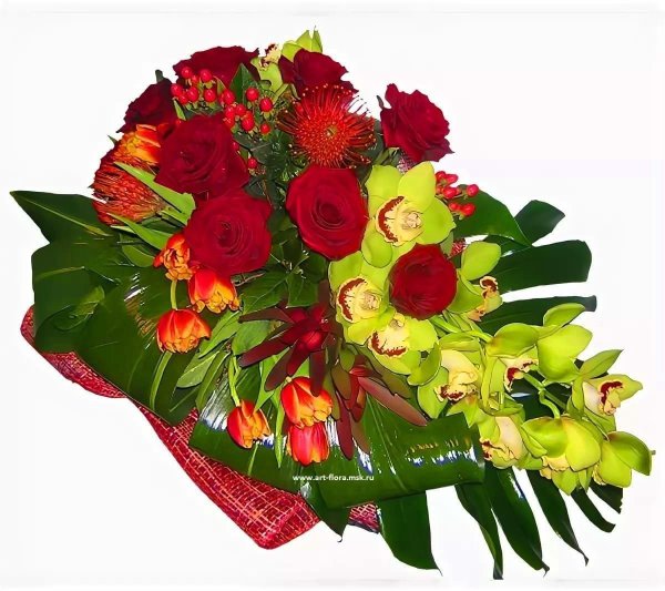 Букеты цветов для мужчины