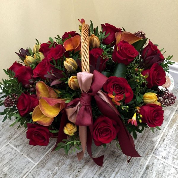 Букеты цветов для мужчины