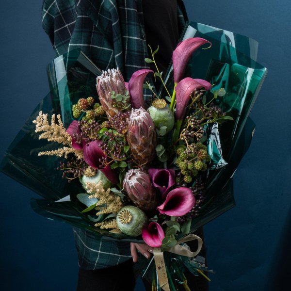 Букеты цветов для мужчины