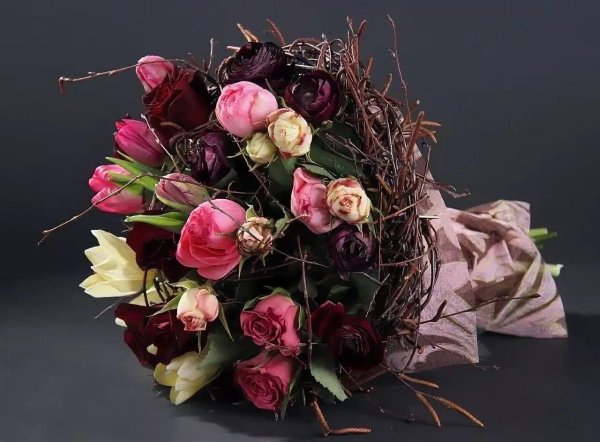 Букеты цветов для мужчины