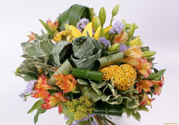 Букеты цветов для мужчины