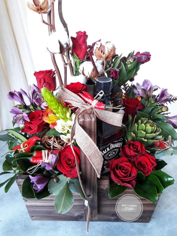 Букеты цветов для мужчины