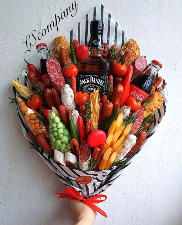 Букет для мужчины из цветов на день рождения