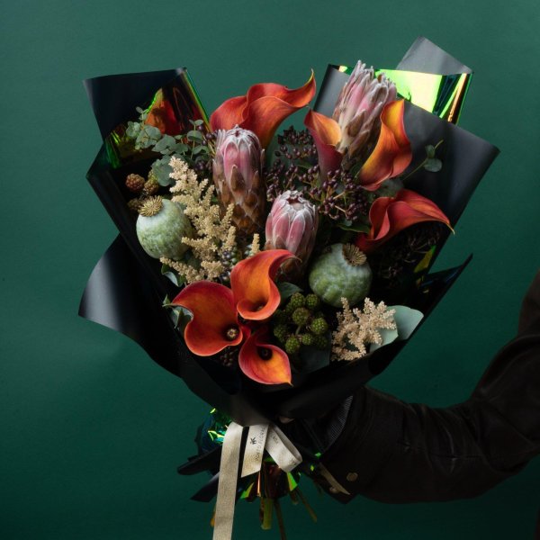 Букет для мужчины из цветов на день рождения