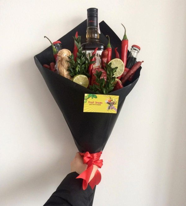 Букет для мужчины из цветов на день рождения