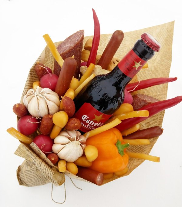 Букет для мужчины из цветов на день рождения