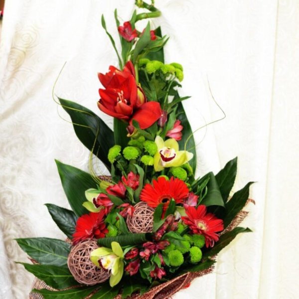 Букет для мужчины из цветов на день рождения