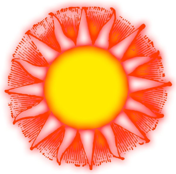 солнца рисунок