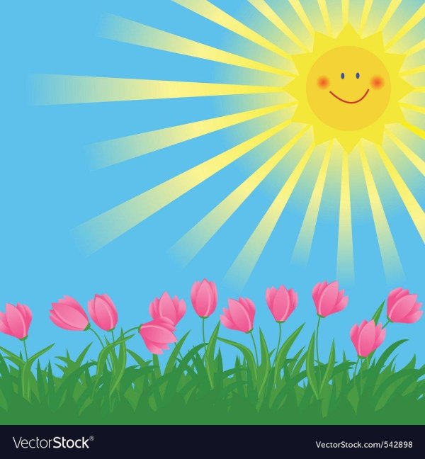 солнце мультяшная