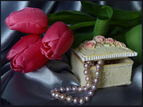 анимационные тюльпаны