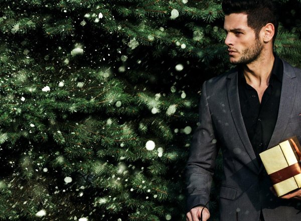 Мужчины зимой