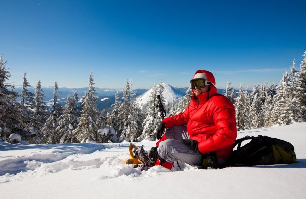 Мужчины зимой