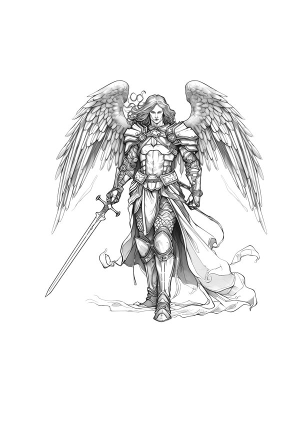 Ангелы мужчины нарисованные