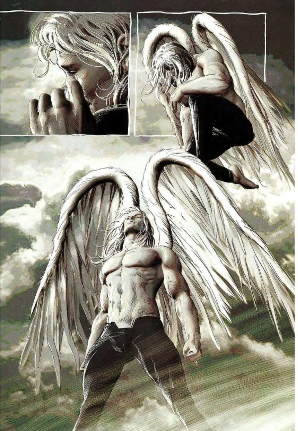 Ангелы мужчины нарисованные