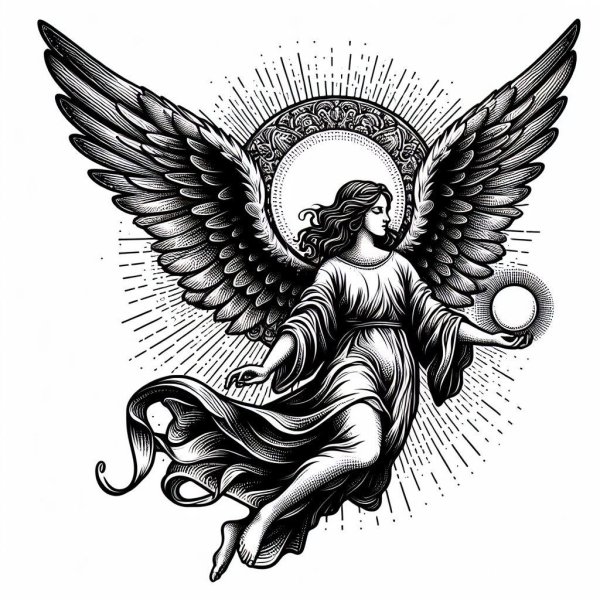 Ангелы мужчины нарисованные