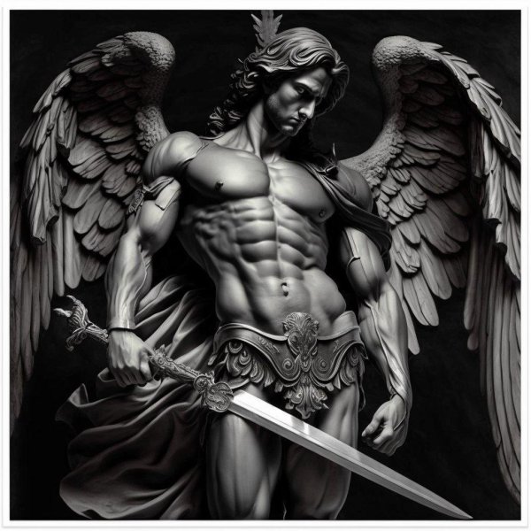 Ангелы мужчины нарисованные