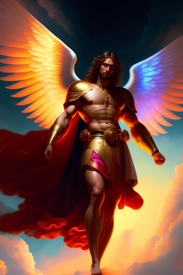 Ангелы мужчины нарисованные