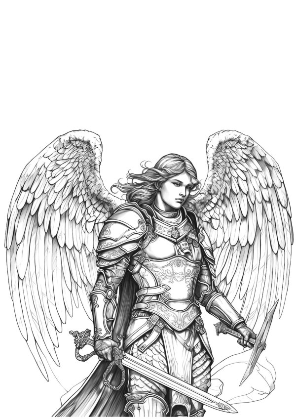 Ангелы мужчины нарисованные