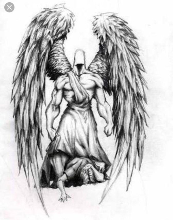 Ангелы мужчины нарисованные