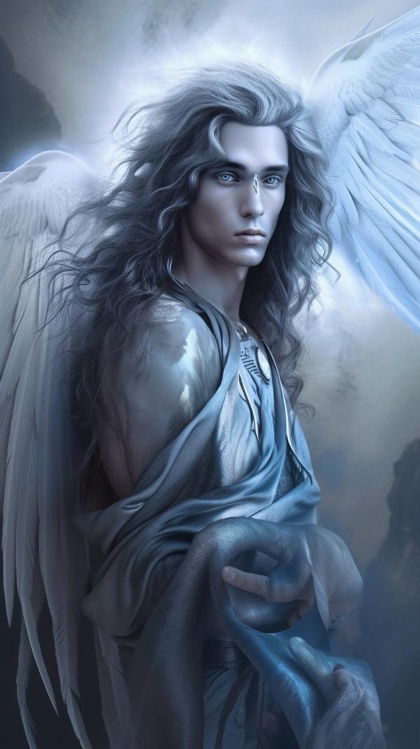 Ангелы мужчины нарисованные