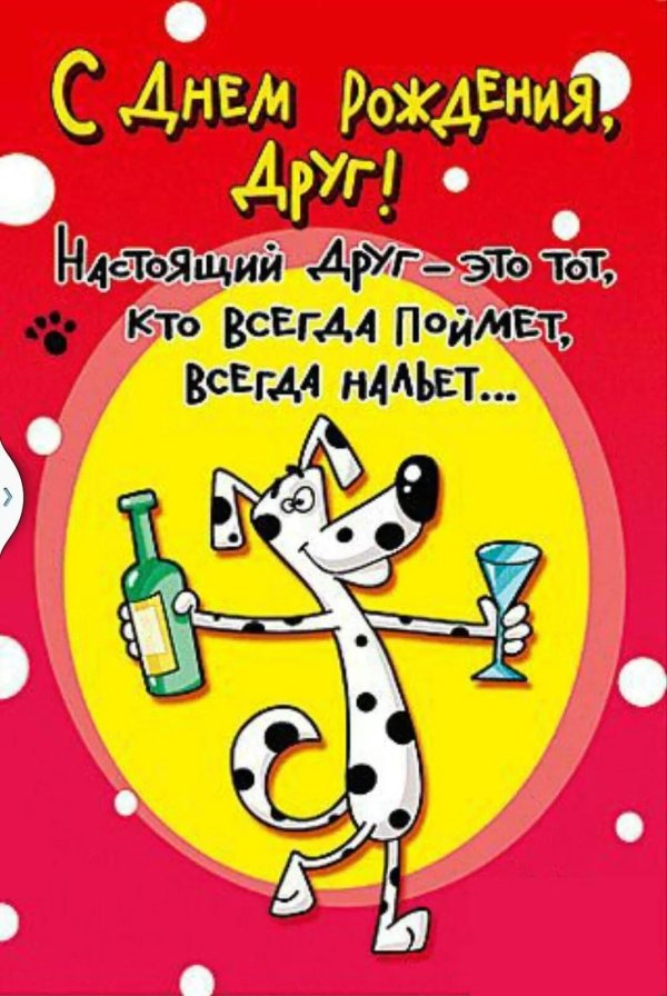 День рождения друга мужчины