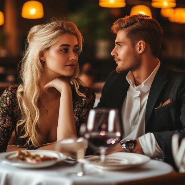 Два мужчины и женщина