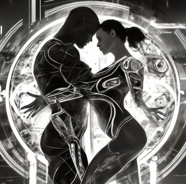 Два мужчины и женщина